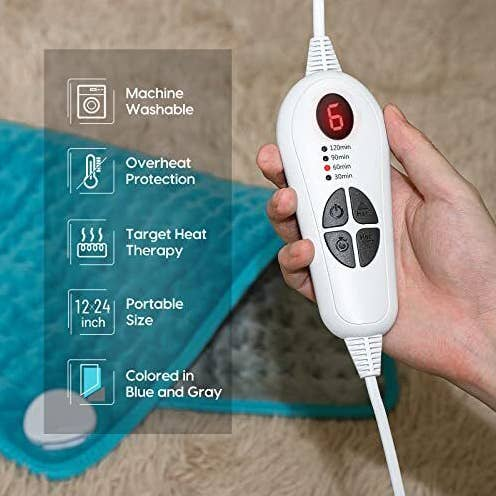 Gift Pick Electric Dry/Moist Heating Pad, Machine Washable